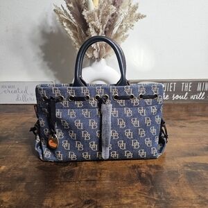Dooney & Bourke Denim Monogram Handbag